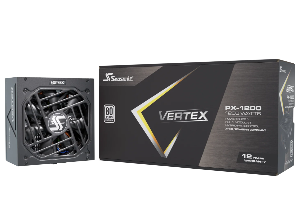 Seasonic VERTEX PX ATX 3.1 - 1200W Power Supply | 12122PXAFS - Vektra Computers LLC Seasonic VERTEX PX ATX 3.1 - 1200W Power Supply | 12122PXAFS - Vektra Computers LLC